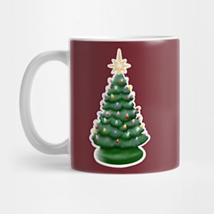 Vintage Christmas tree Mug